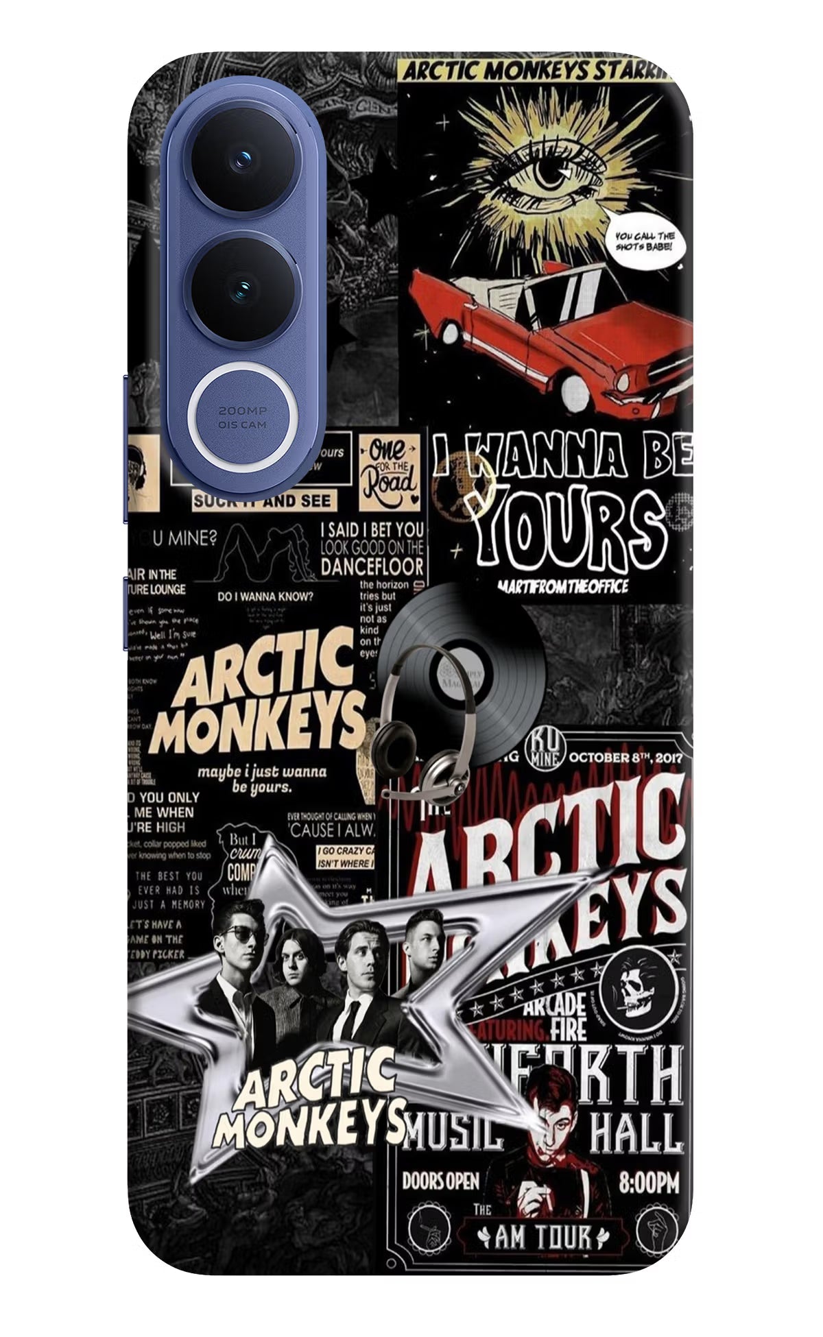 Arctic Monkeys Vivo V70 FE 5G Hard Case Back Cover by Casekaro