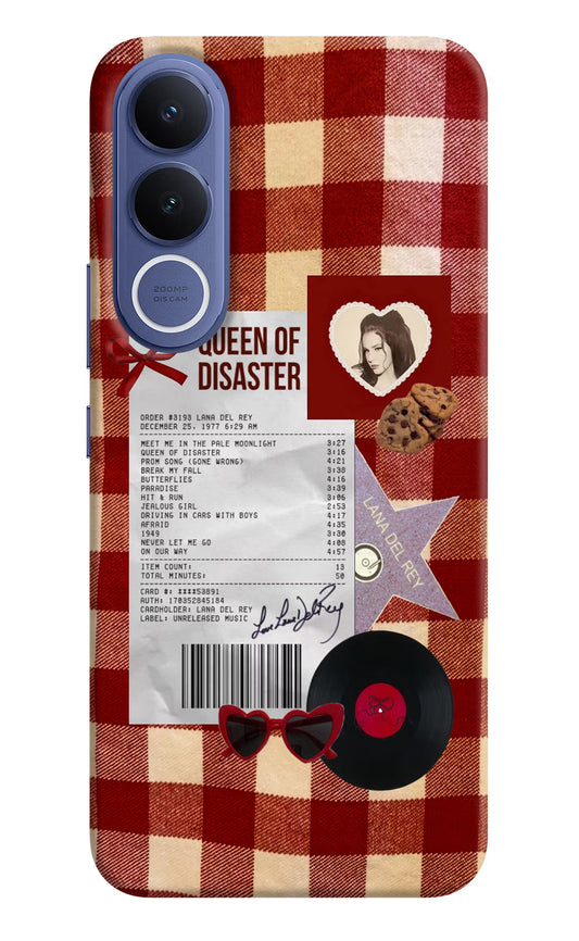 Queen of Disaster Vivo V70 FE 5G Hard Case Back Cover by Casekaro