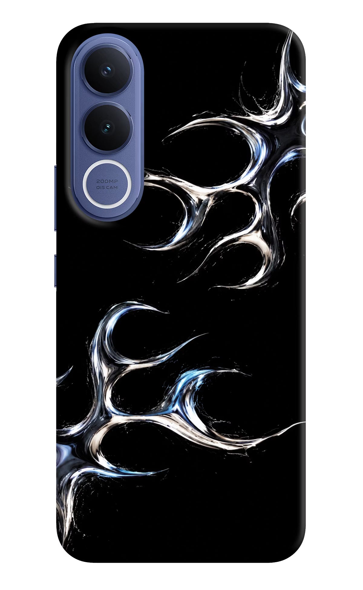 Chrome Tribal Vivo V70 FE 5G Hard Case Back Cover by Casekaro
