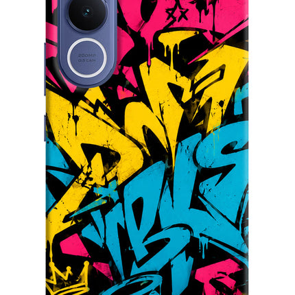 Graffiti Vibe Vivo V70 FE 5G Hard Case Back Cover by Casekaro