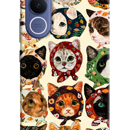 Cool Cat Vivo V70 FE 5G Hard Case Back Cover by Casekaro