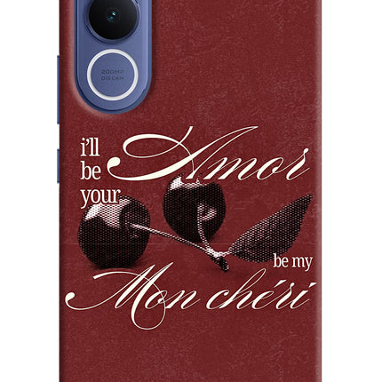 Velvet Cherry Vivo V70 FE 5G Hard Case Back Cover by Casekaro