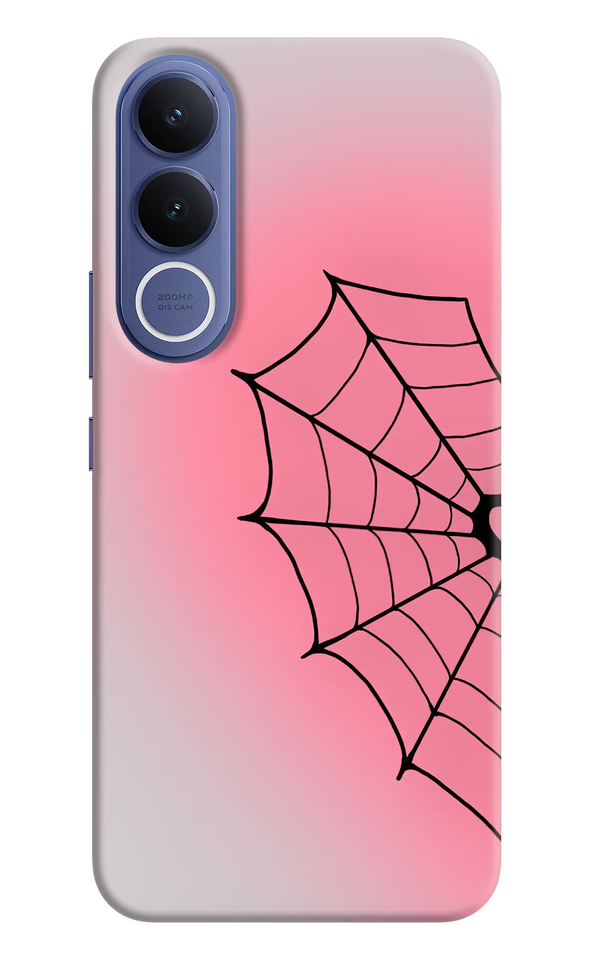 Pink Web Vivo V70 FE 5G Back Cover