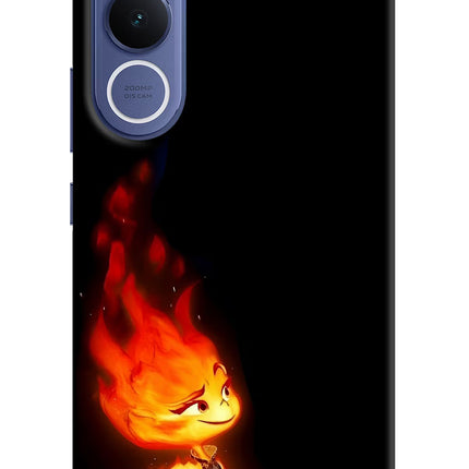 Ember Flame Vivo V70 FE 5G Hard Case Back Cover by Casekaro