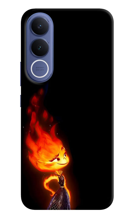 Ember Flame Vivo V70 FE 5G Hard Case Back Cover by Casekaro