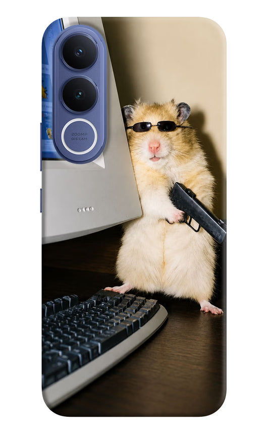 Hacker Hamster Vivo V70 FE 5G Hard Case Back Cover by Casekaro