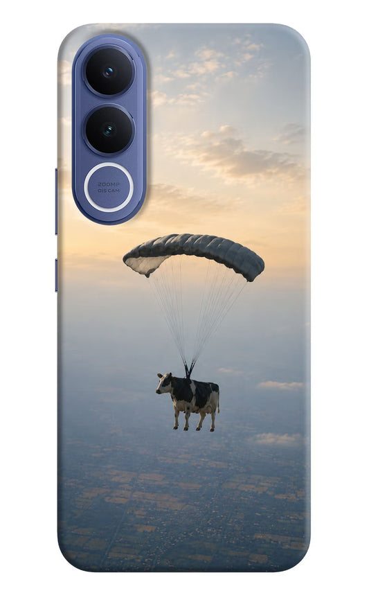 Skydiving Cow Vivo V70 FE 5G Hard Case Back Cover by Casekaro