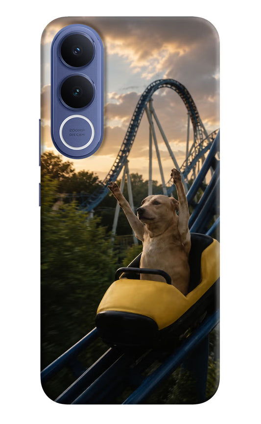 Rollercoaster Dog Vivo V70 FE 5G Hard Case Back Cover by Casekaro