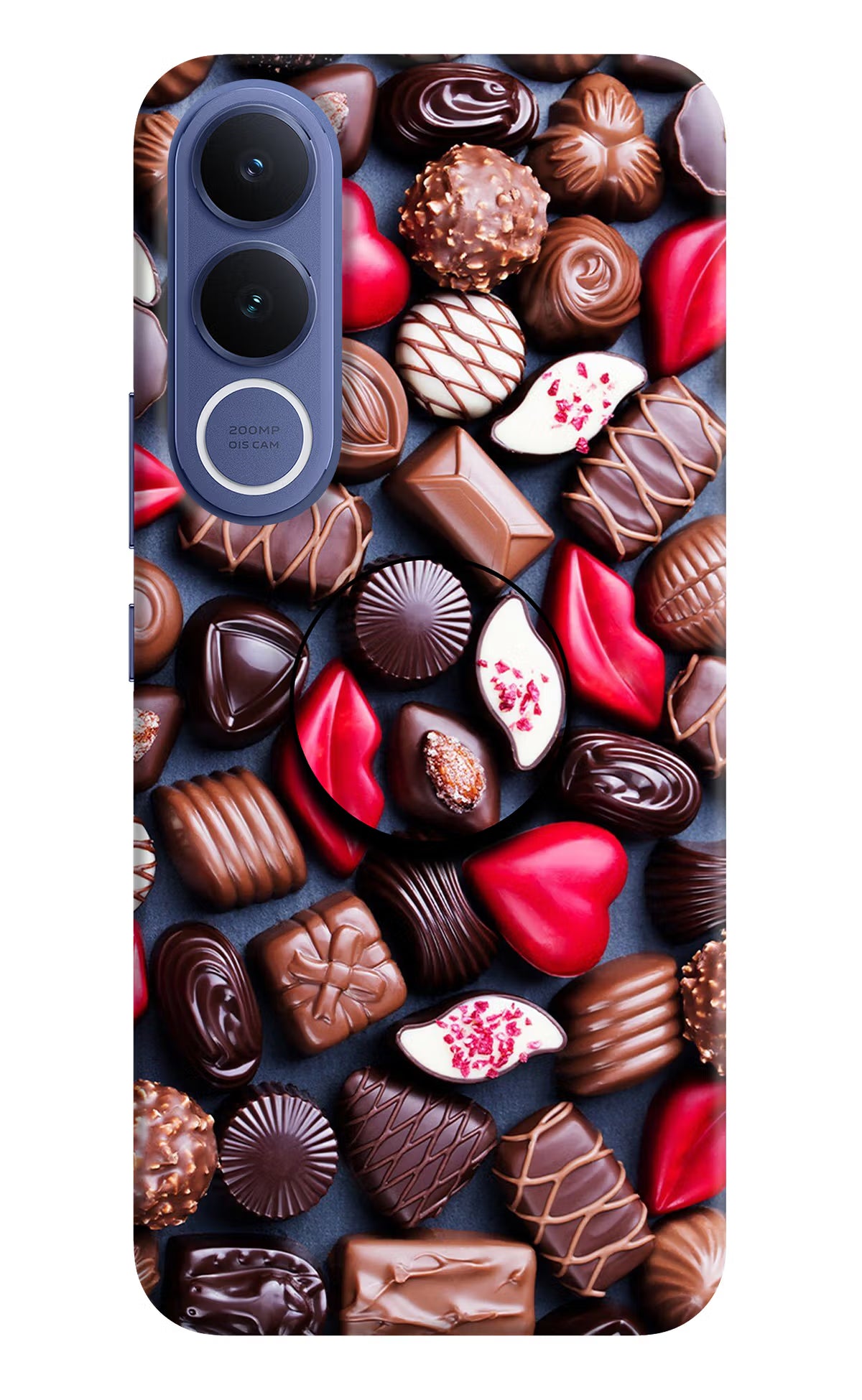 Chocolates Vivo V70 FE 5G Pop Case by Casekaro