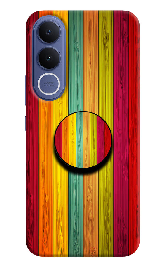 Multicolor Wooden Vivo V70 FE 5G Pop Case by Casekaro
