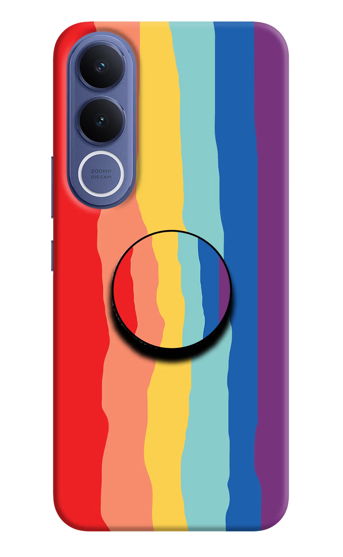 Rainbow Vivo V70 FE 5G Pop Case by Casekaro