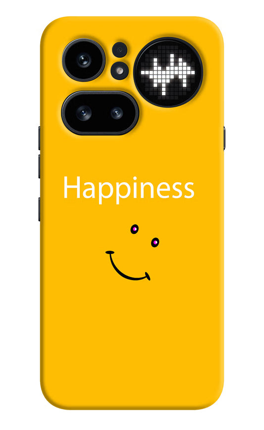 Happiness With Smiley Nothing Phone 4a Pro Hard Case Back Cover by Casekaro