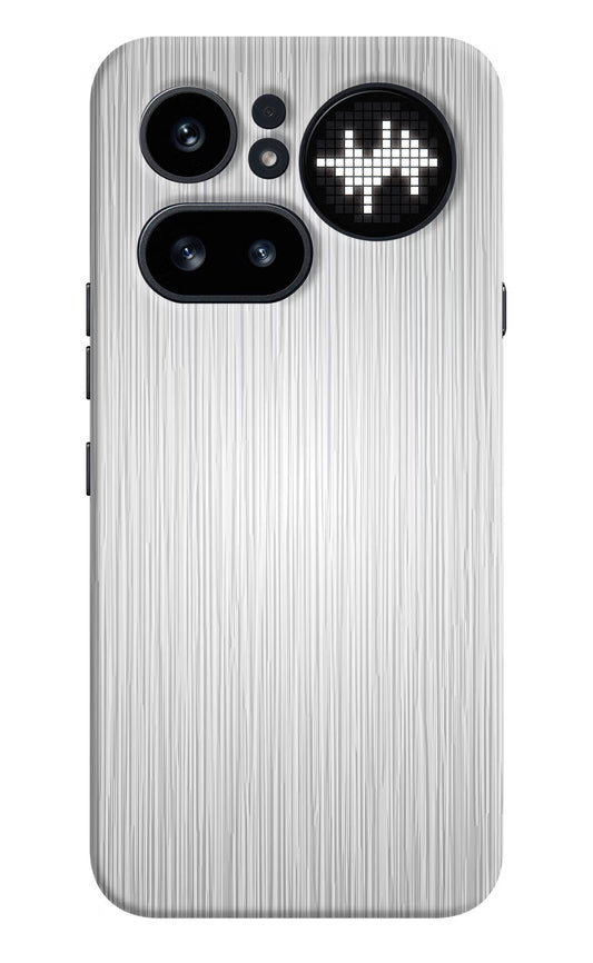 Wooden Grey Texture Nothing Phone 4a Pro Hard Case Back Cover by Casekaro