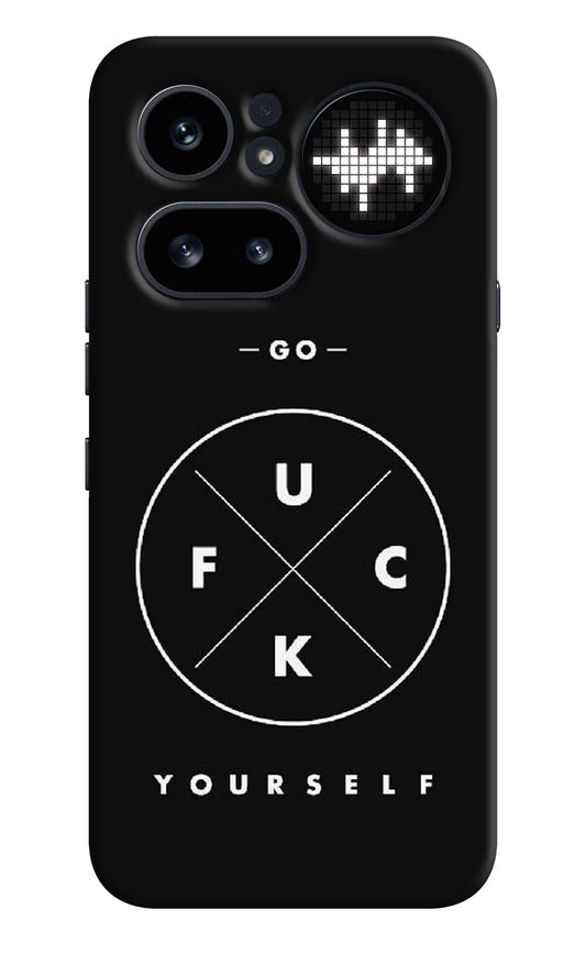 Go Fuck Yourself Nothing Phone 4a Pro Hard Case Back Cover by Casekaro