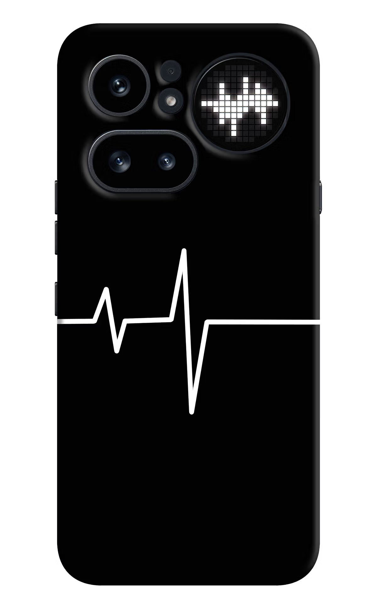 Heart Beats Nothing Phone 4a Pro Hard Case Back Cover by Casekaro