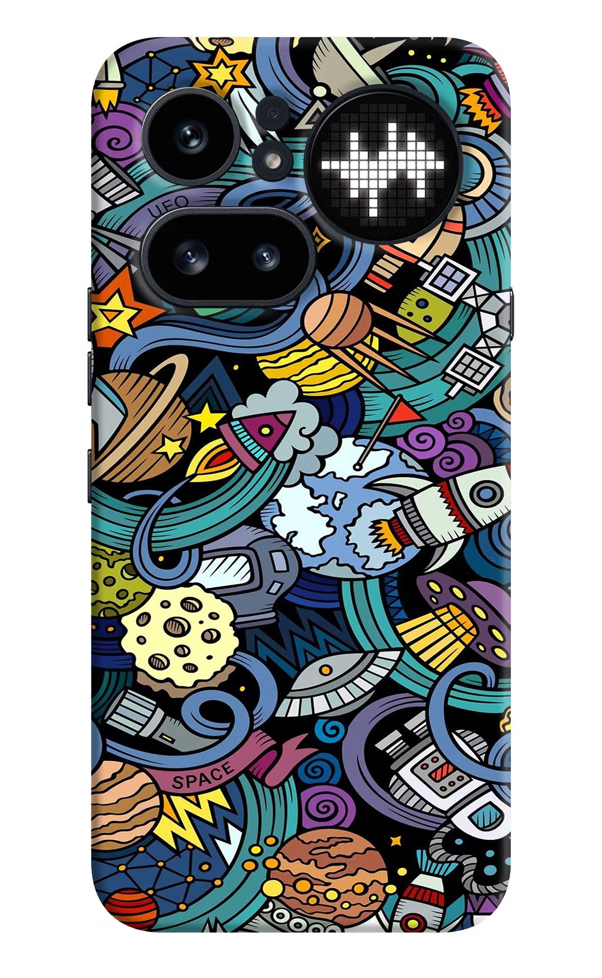 Space Abstract Nothing Phone 4a Pro Hard Case Back Cover by Casekaro