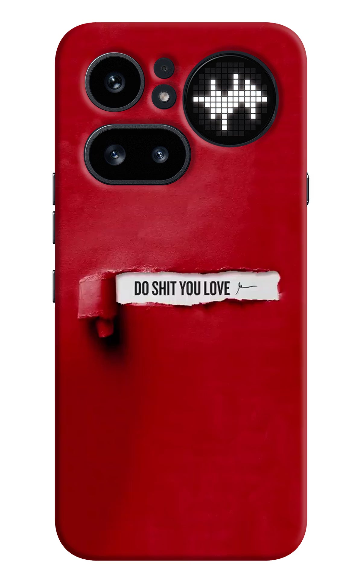 Do Shit You Love Nothing Phone 4a Pro Hard Case Back Cover by Casekaro