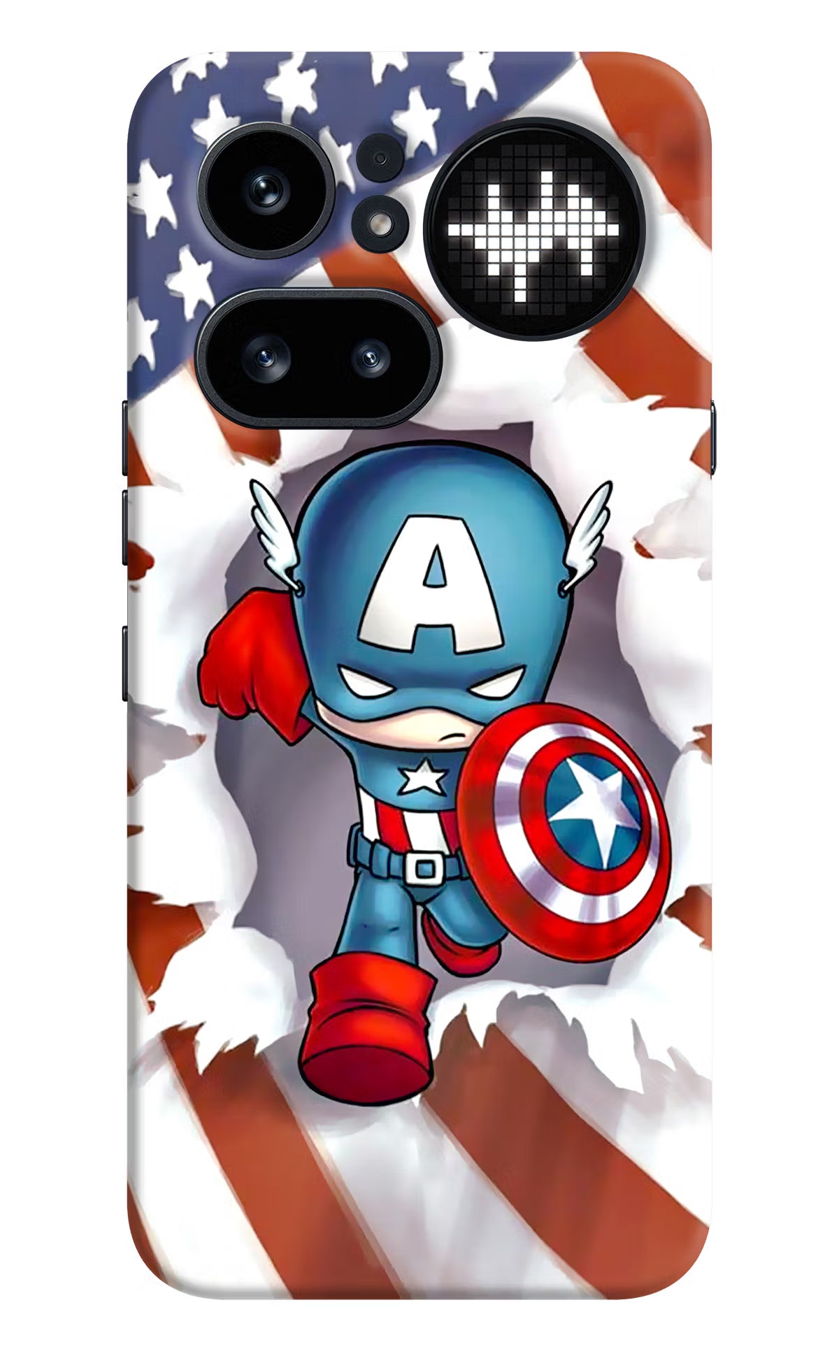 Captain America Nothing Phone 4a Pro Hard Case Back Cover by Casekaro