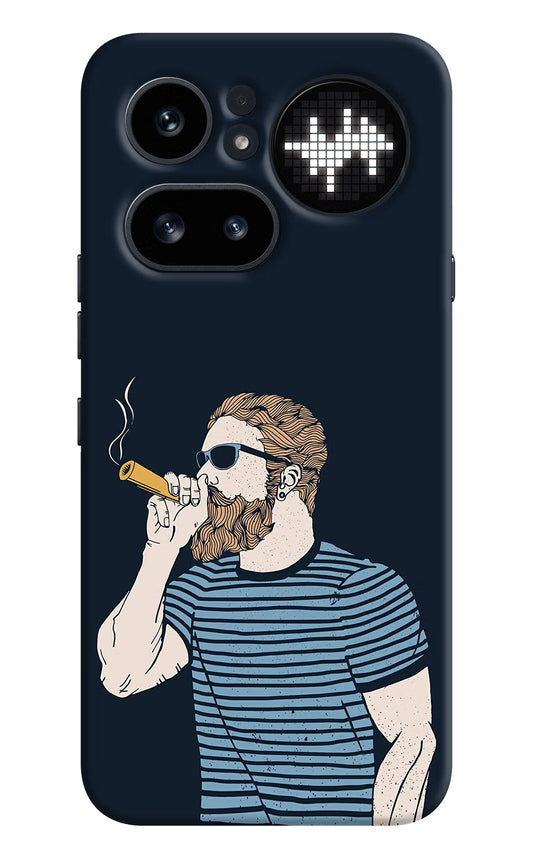 Smoking Nothing Phone 4a Pro Hard Case Back Cover by Casekaro