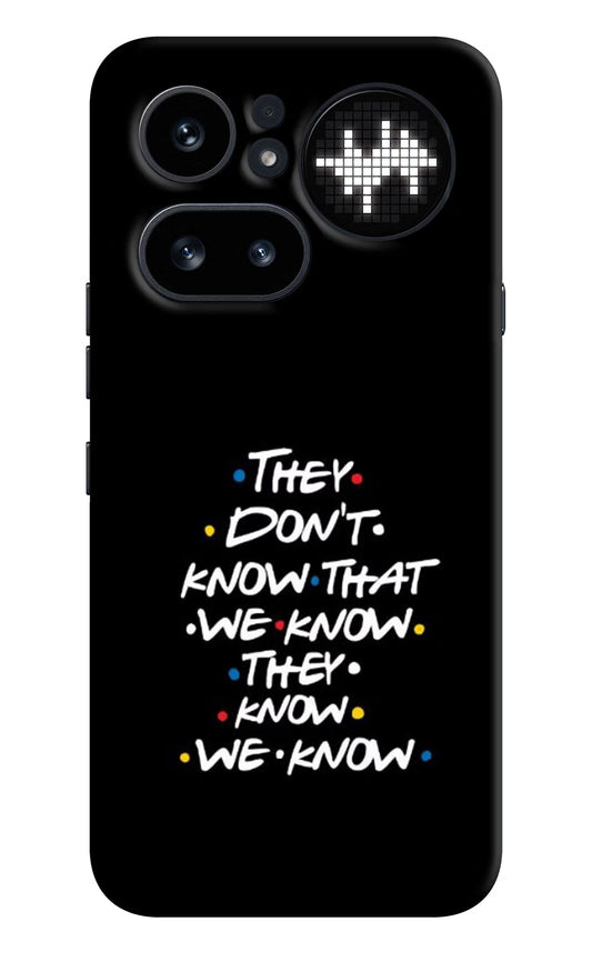 FRIENDS Dialogue Nothing Phone 4a Pro Hard Case Back Cover by Casekaro