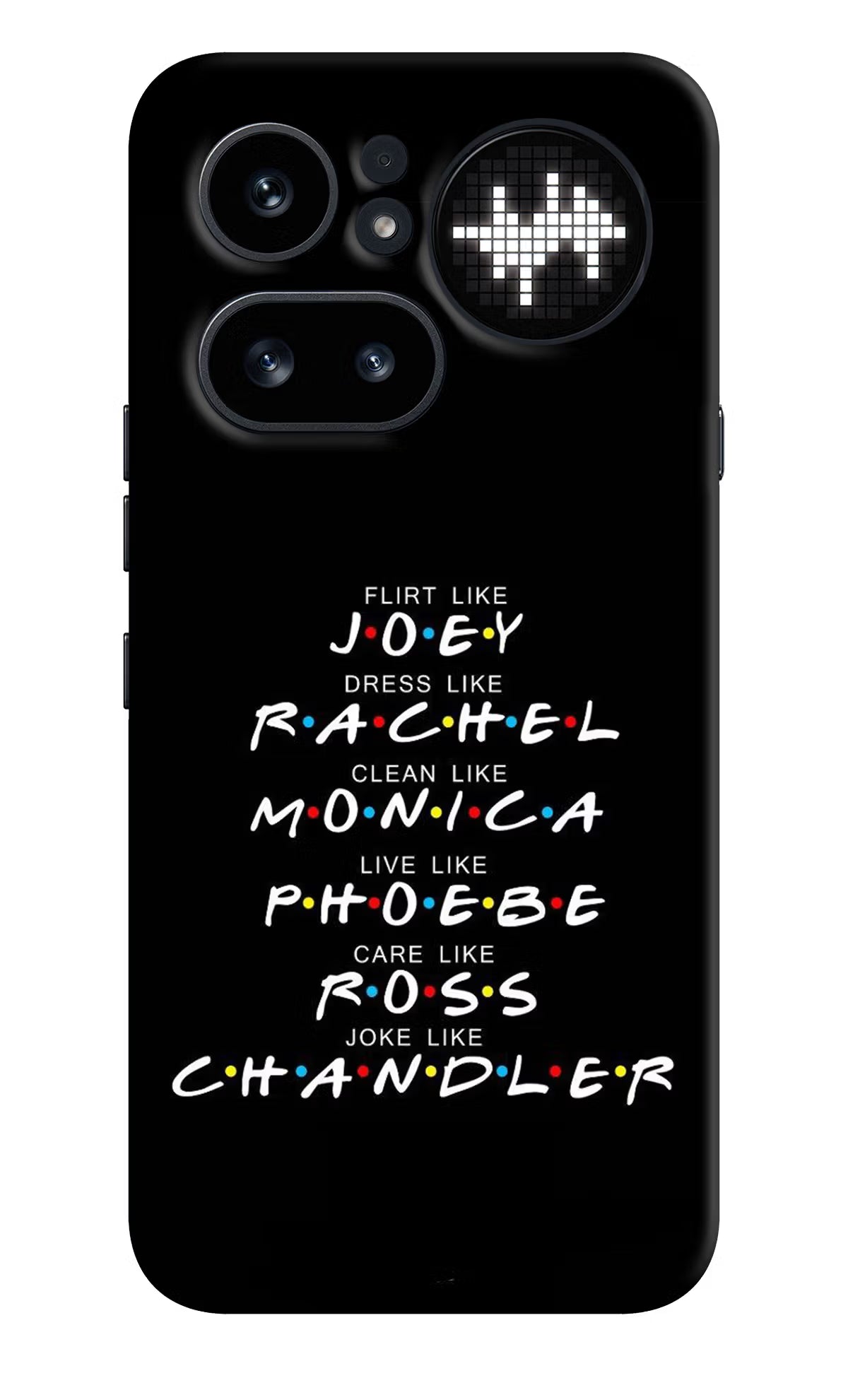 FRIENDS Character Nothing Phone 4a Pro Hard Case Back Cover by Casekaro