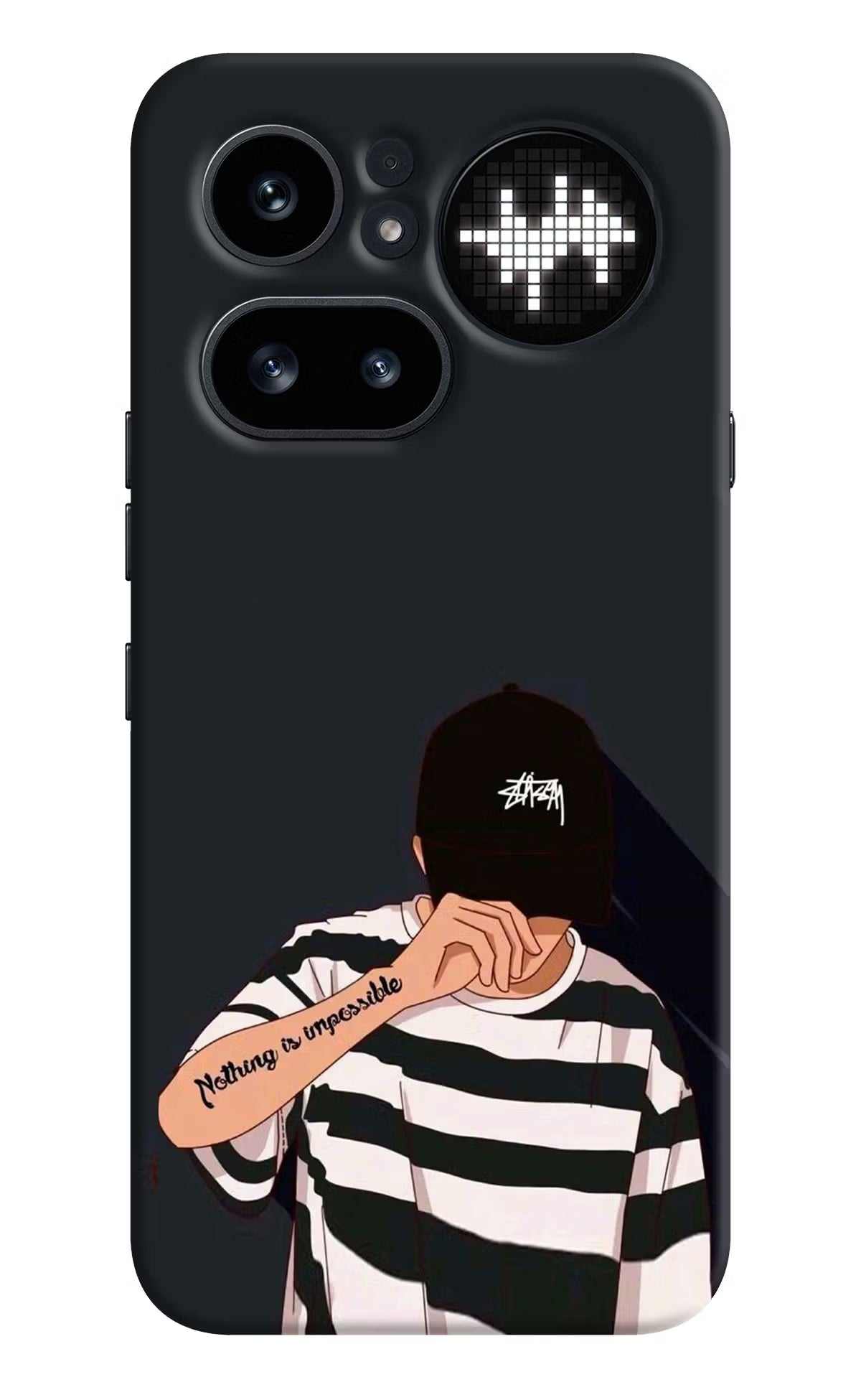 Aesthetic Boy Nothing Phone 4a Pro Hard Case Back Cover by Casekaro
