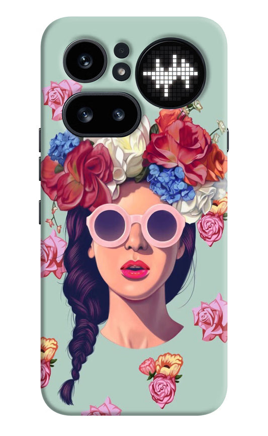 Pretty Girl Nothing Phone 4a Pro Hard Case Back Cover by Casekaro