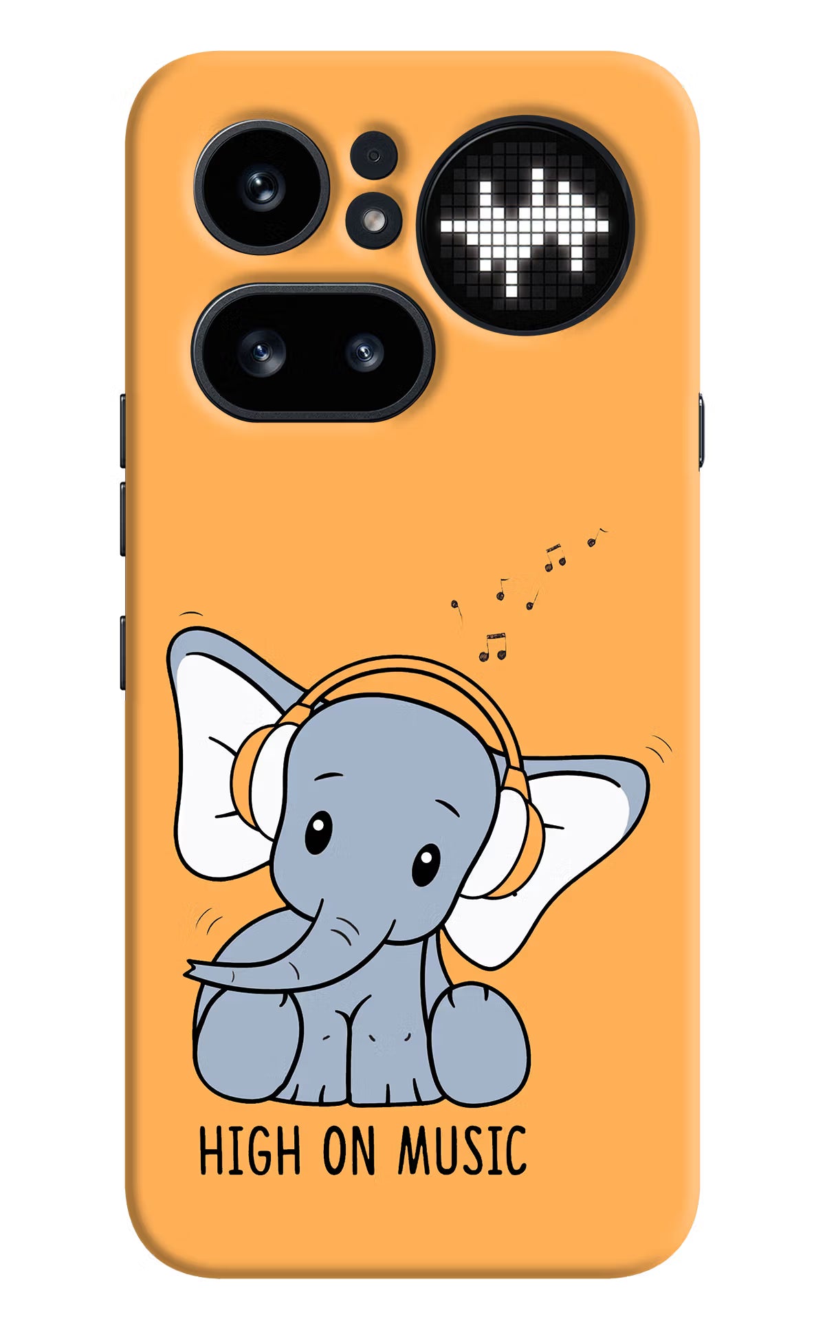 High On Music Nothing Phone 4a Pro Hard Case Back Cover by Casekaro