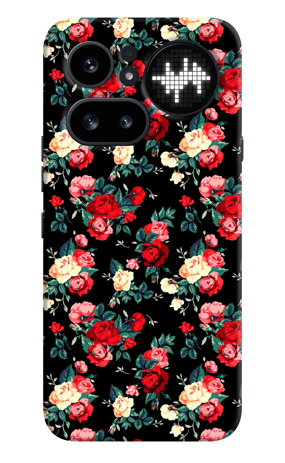 Rose Pattern Nothing Phone 4a Pro Hard Case Back Cover by Casekaro