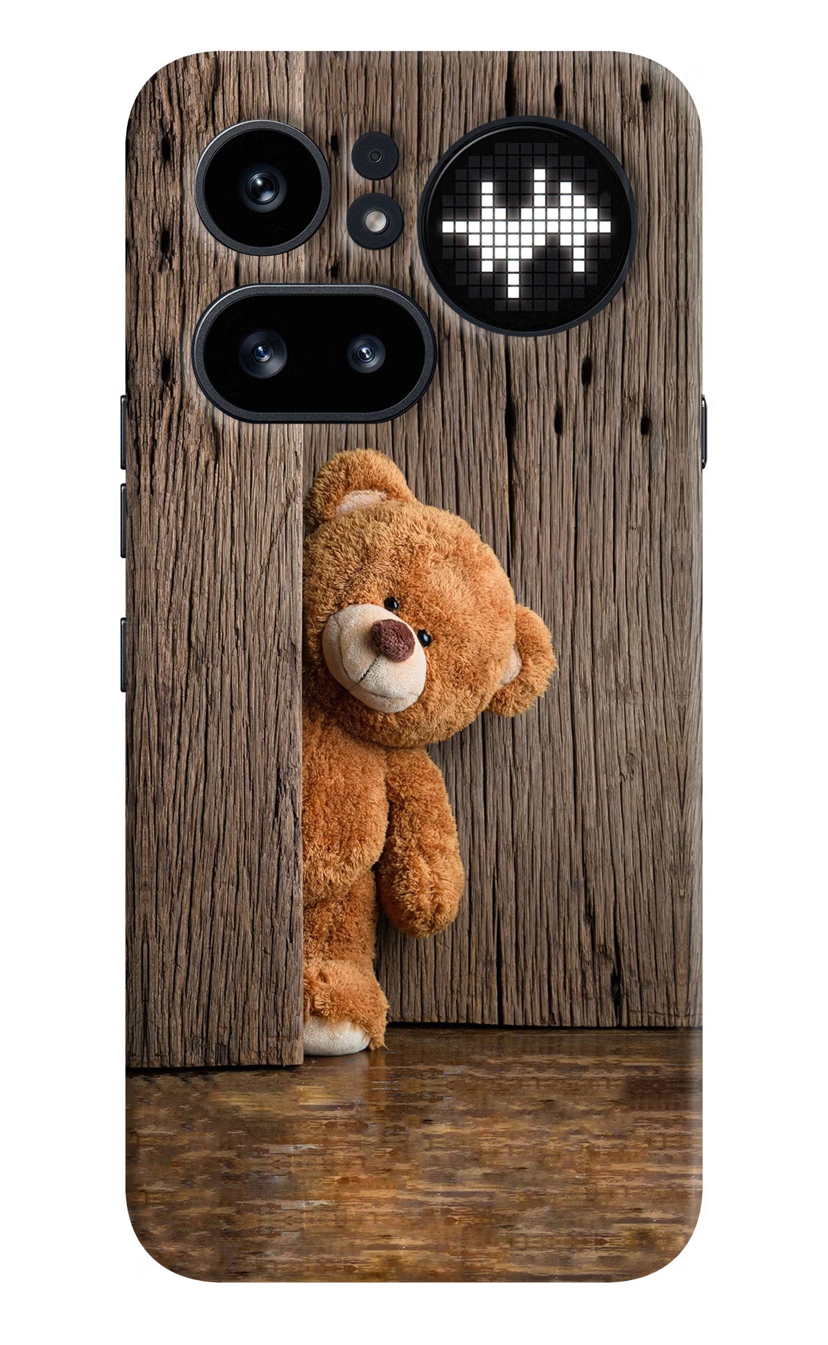 Teddy Wooden Nothing Phone 4a Pro Hard Case Back Cover by Casekaro
