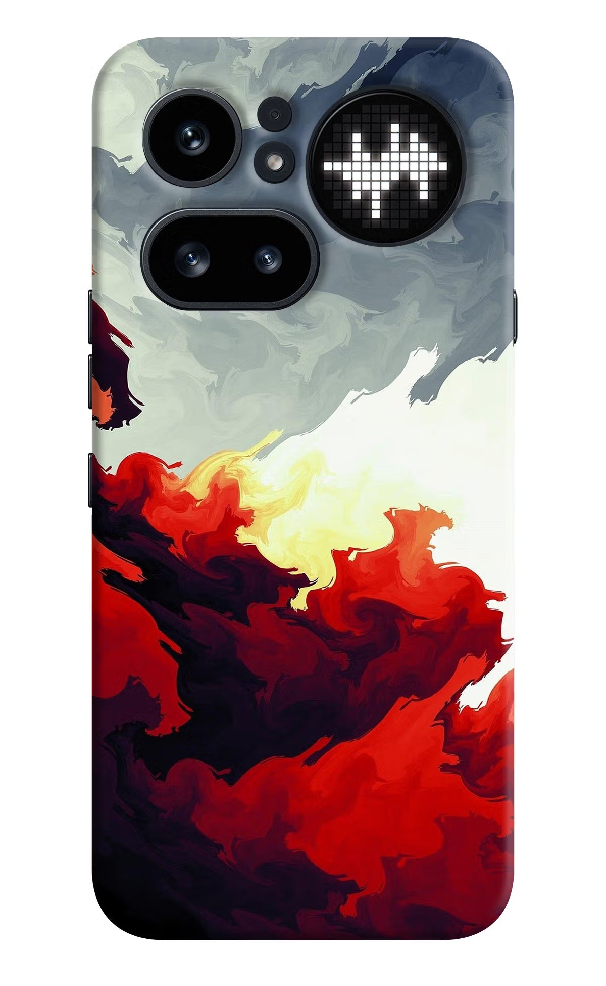 Fire Cloud Nothing Phone 4a Pro Hard Case Back Cover by Casekaro