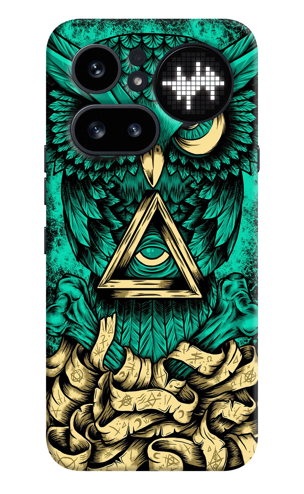 Green Owl Nothing Phone 4a Pro Hard Case Back Cover by Casekaro