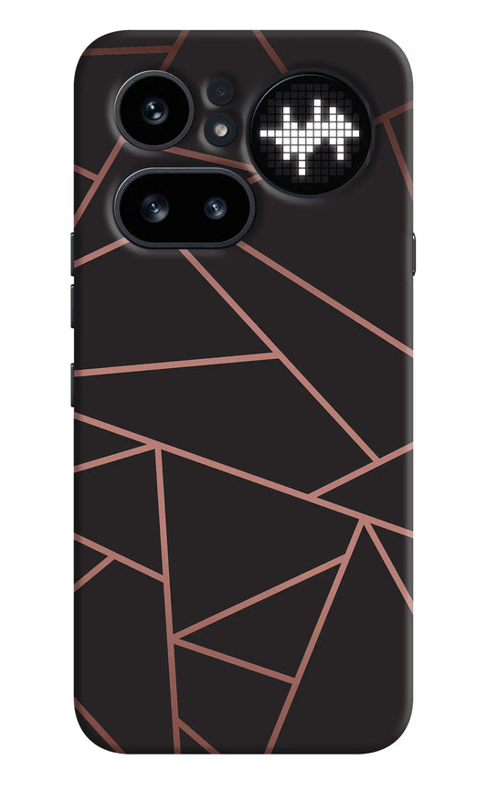 Geometric Pattern Nothing Phone 4a Pro Hard Case Back Cover by Casekaro