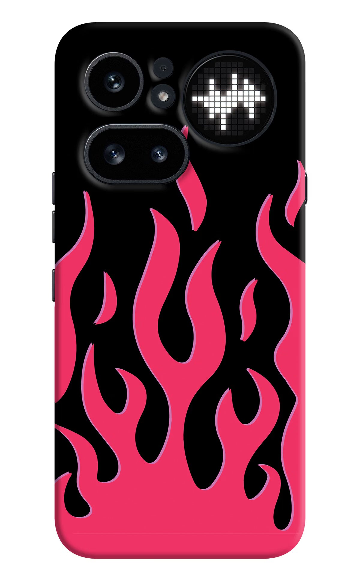 Fire Flames Nothing Phone 4a Pro Hard Case Back Cover by Casekaro