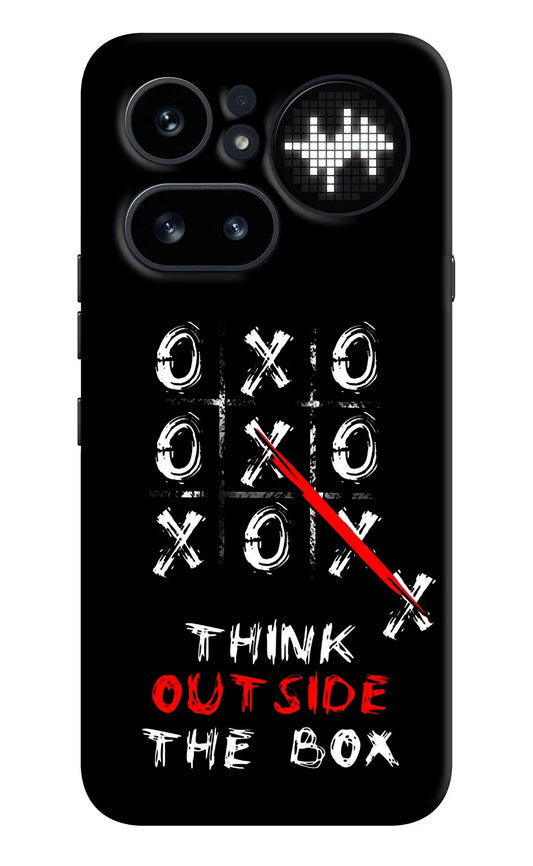 Think out of the BOX Nothing Phone 4a Pro Hard Case Back Cover by Casekaro
