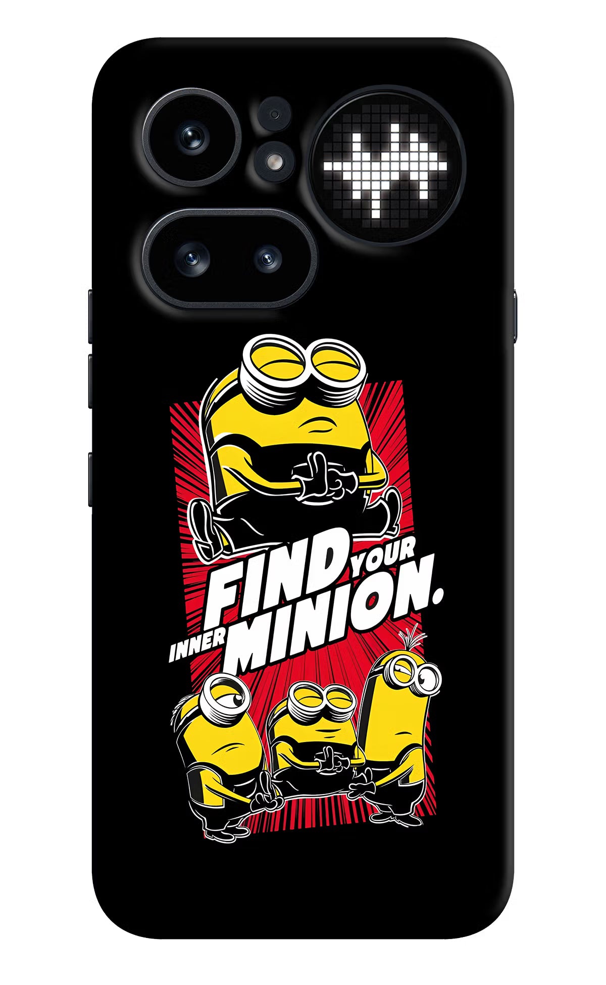 Find your inner Minion Nothing Phone 4a Pro Hard Case Back Cover by Casekaro
