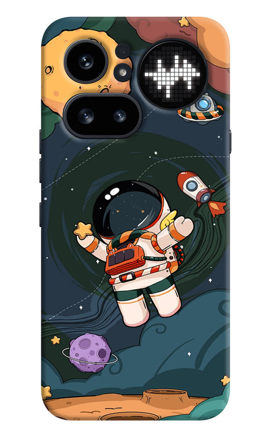 Cartoon Astronaut Nothing Phone 4a Pro Hard Case Back Cover by Casekaro