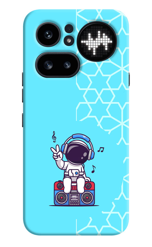 Cute Astronaut Chilling Nothing Phone 4a Pro Hard Case Back Cover by Casekaro