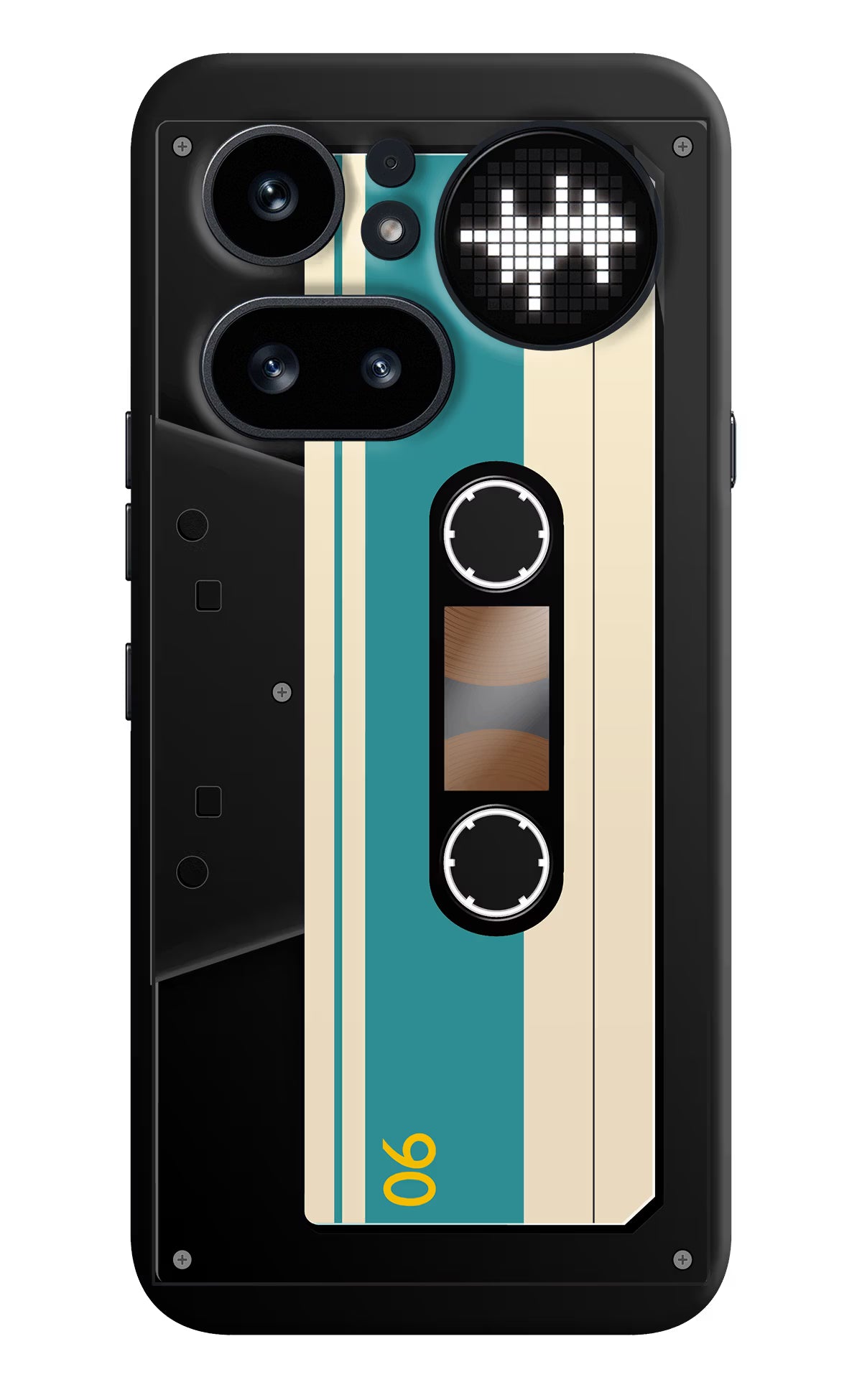 Cassette Nothing Phone 4a Pro Hard Case Back Cover by Casekaro
