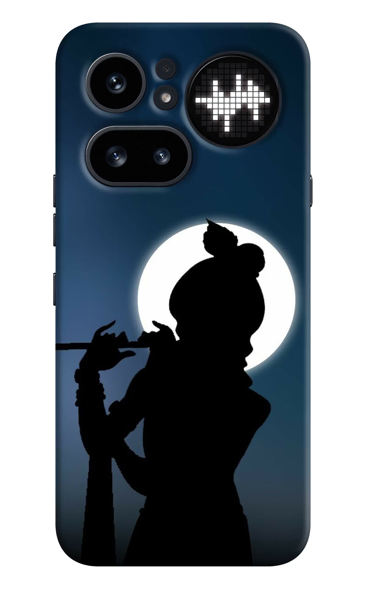 Shri Krishna Silhouette Nothing Phone 4a Pro Hard Case Back Cover by Casekaro