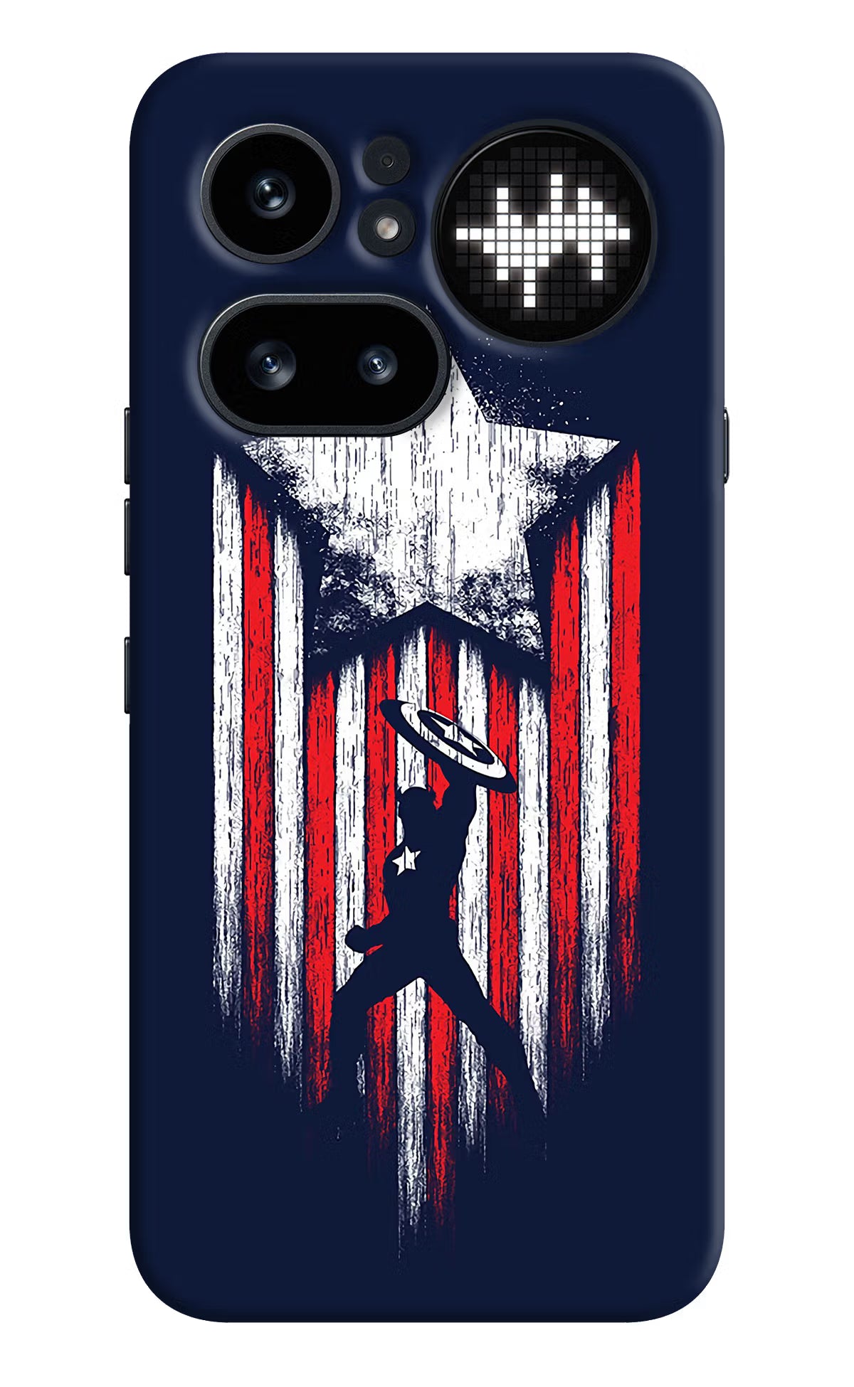 Captain America Marvel Art Nothing Phone 4a Pro Hard Case Back Cover by Casekaro
