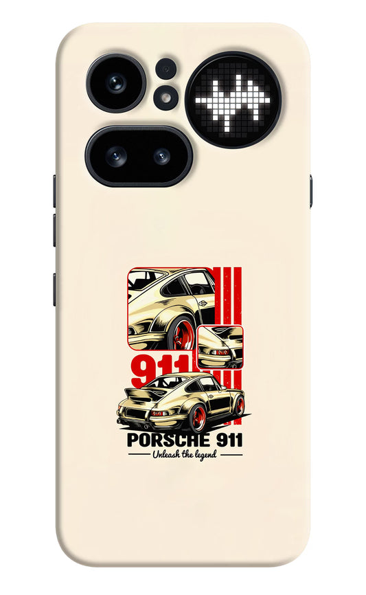 Classic Porsche 911 Nothing Phone 4a Pro Hard Case Back Cover by Casekaro