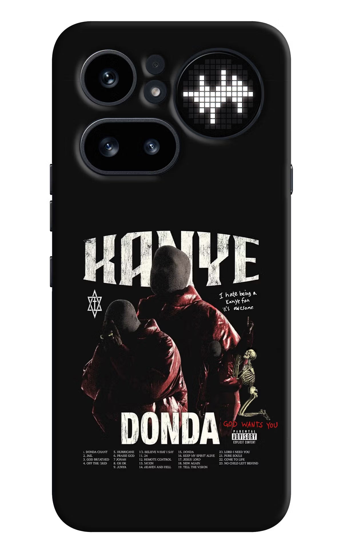 Donda Kanye West Nothing Phone 4a Pro Hard Case Back Cover by Casekaro