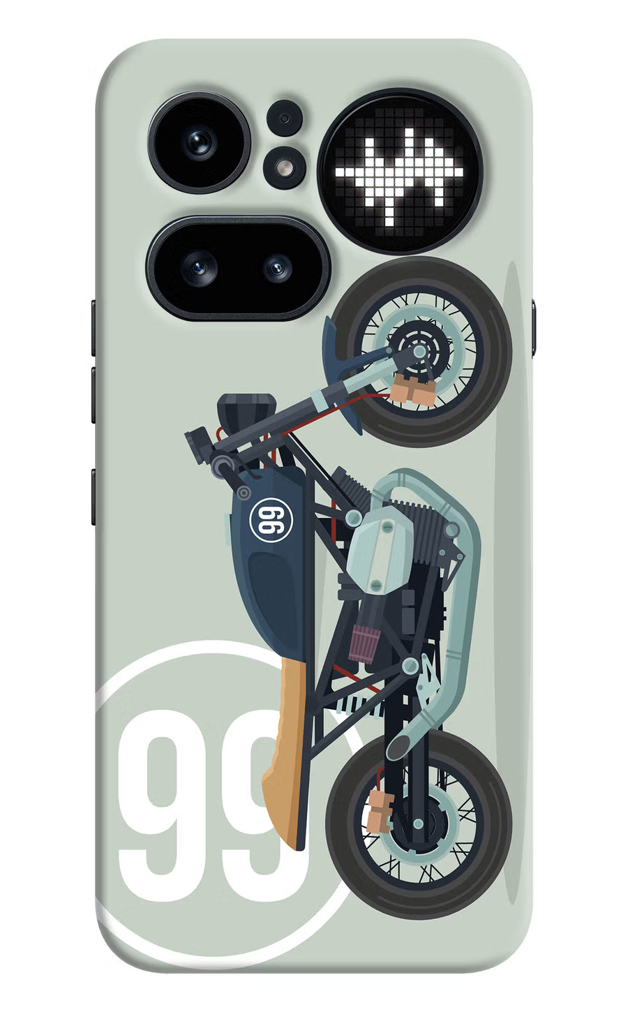 Classic Cafe Racer 99 Nothing Phone 4a Pro Back Cover, Hard case