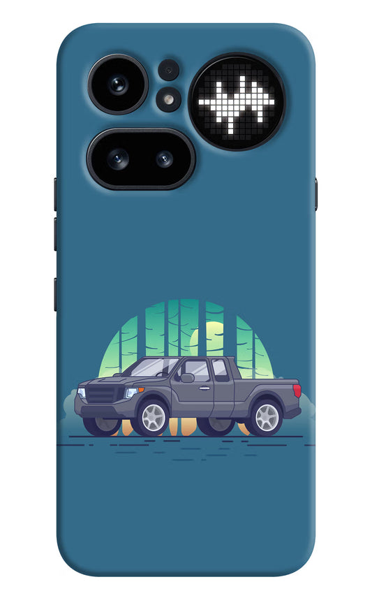 Retro Garage Vibe Nothing Phone 4a Pro Hard Case Back Cover by Casekaro