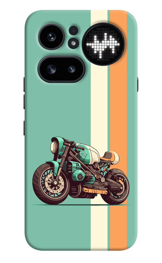 Striped Moto Drift Nothing Phone 4a Pro Hard Case Back Cover by Casekaro
