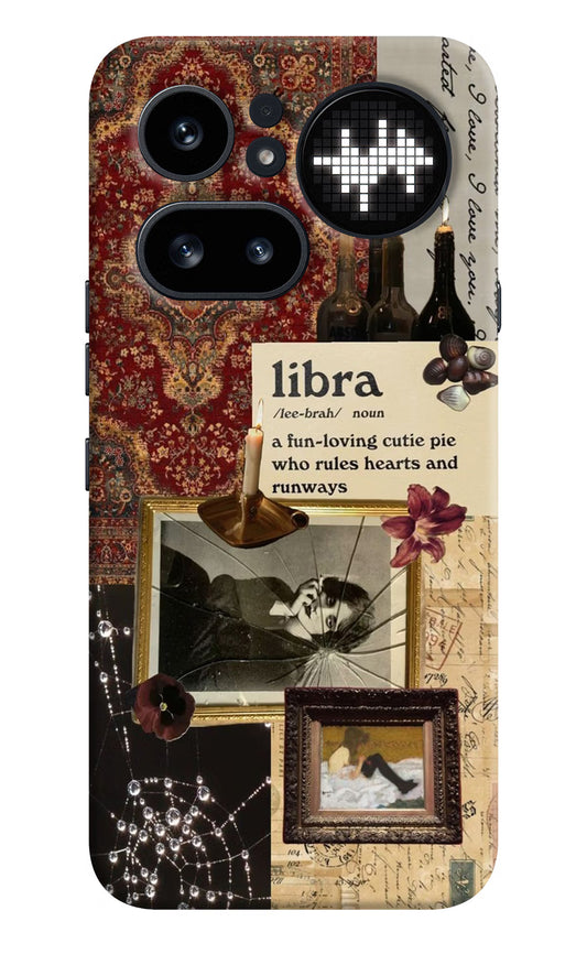 Libra Zodiac Nothing Phone 4a Pro Hard Case Back Cover by Casekaro