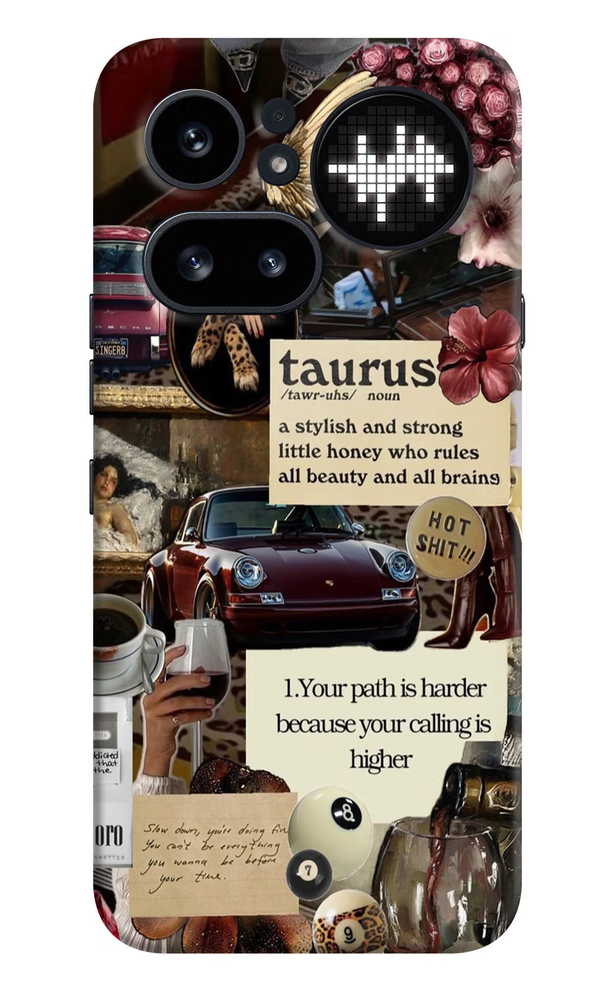 Taurus Zodiac Nothing Phone 4a Pro Hard Case Back Cover by Casekaro