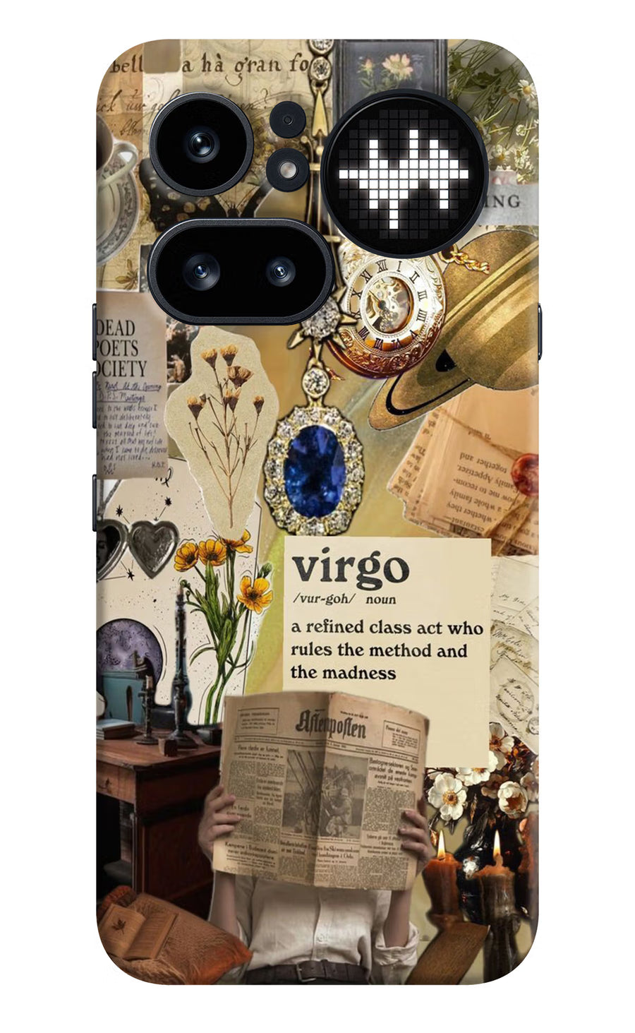 Virgo Zodiac Nothing Phone 4a Pro Back Cover, Hard case