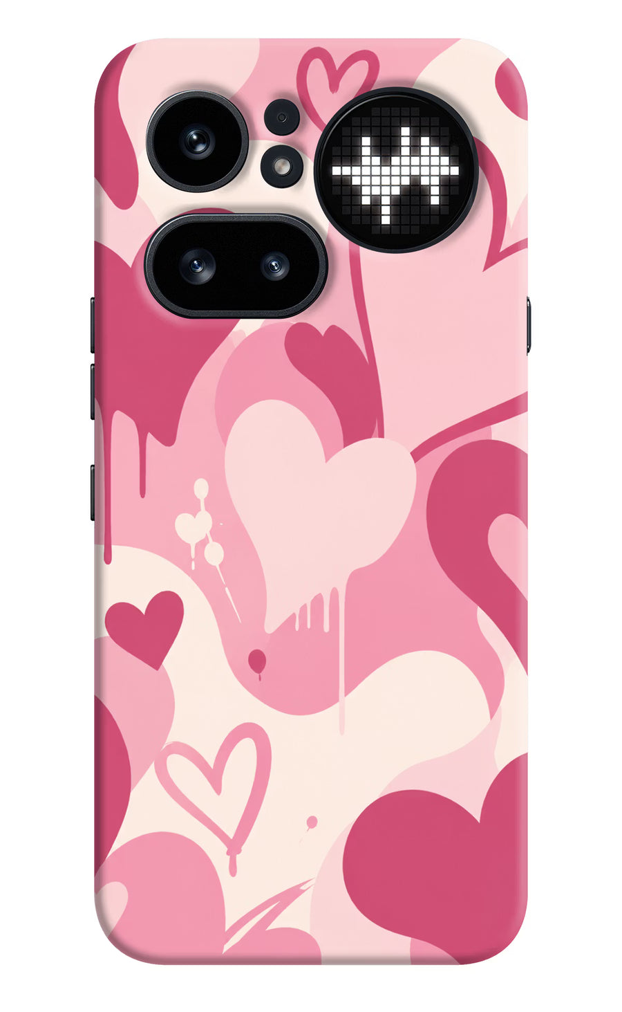 Hearty case Nothing Phone 4a Pro Back Cover, Hard case